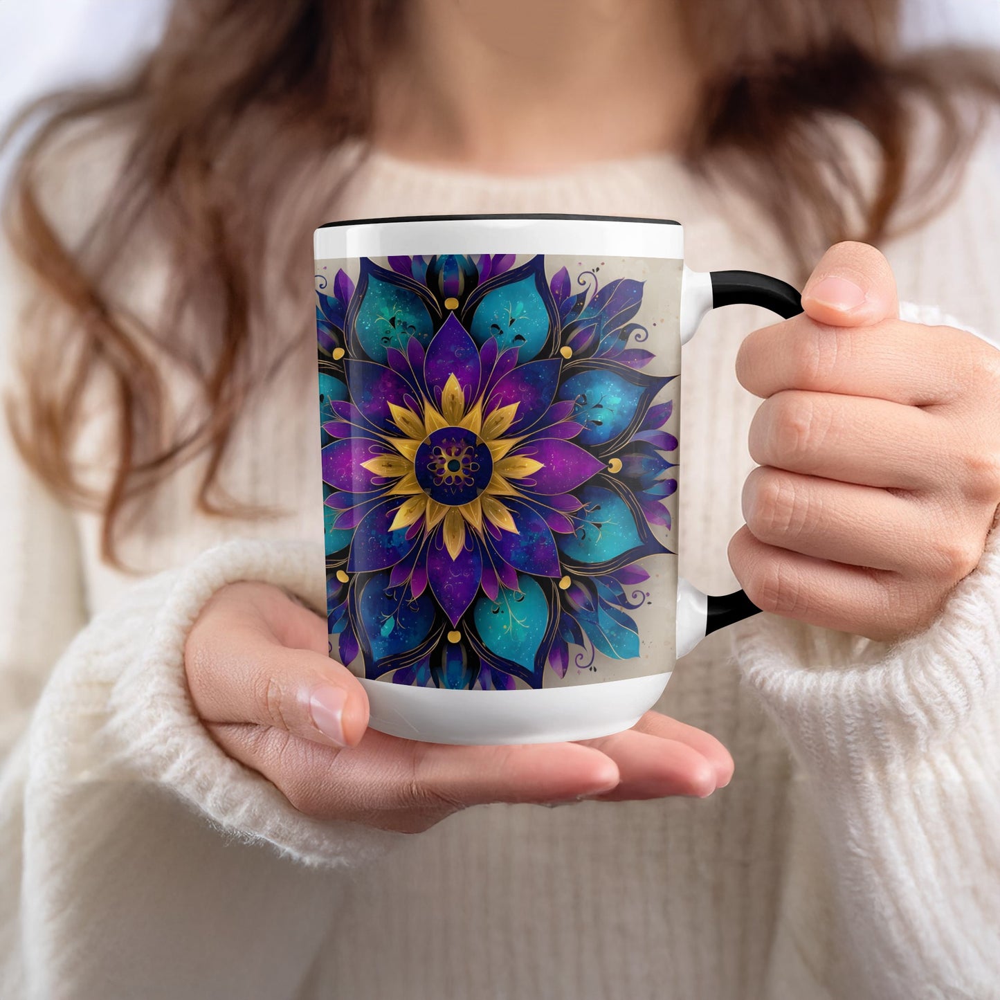 Vibrant Mandala Art Design Coffee Mug product
