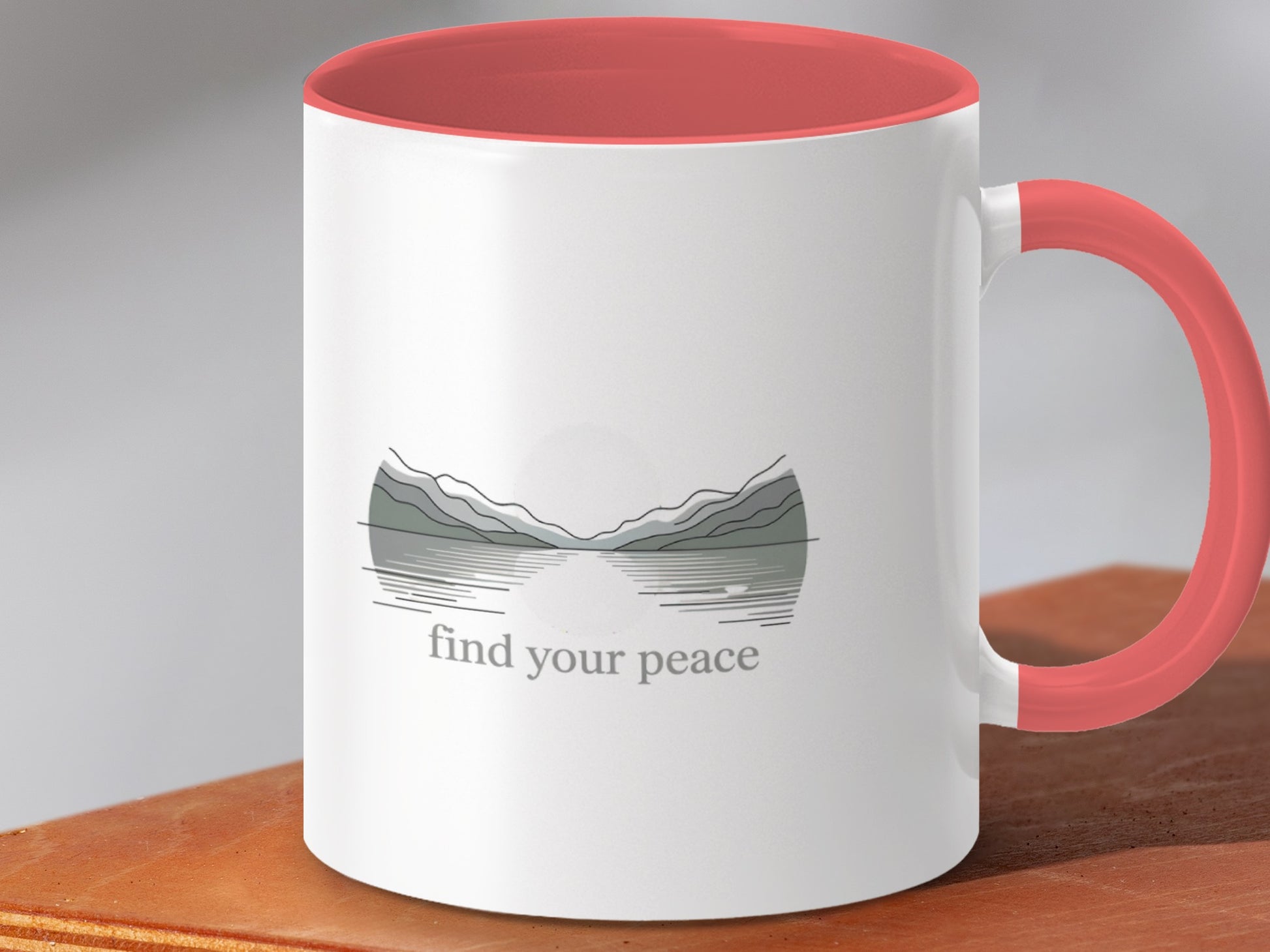 Scenic Mountain Design Find Your Peace Mug product