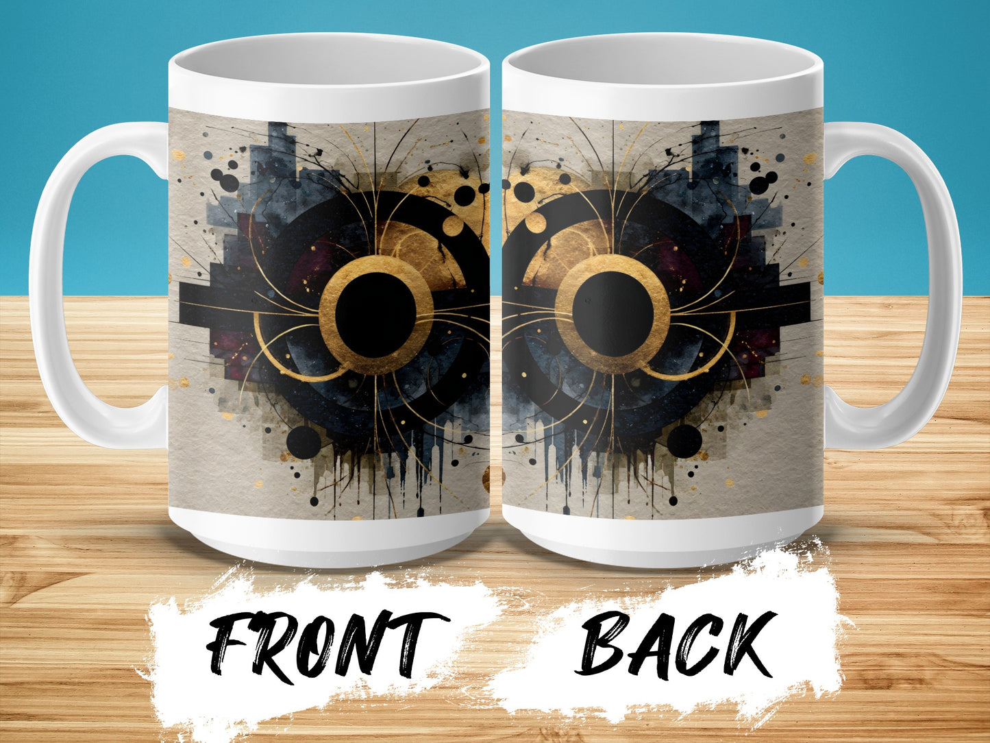 Abstract Geometric Art Design Coffee Mug product