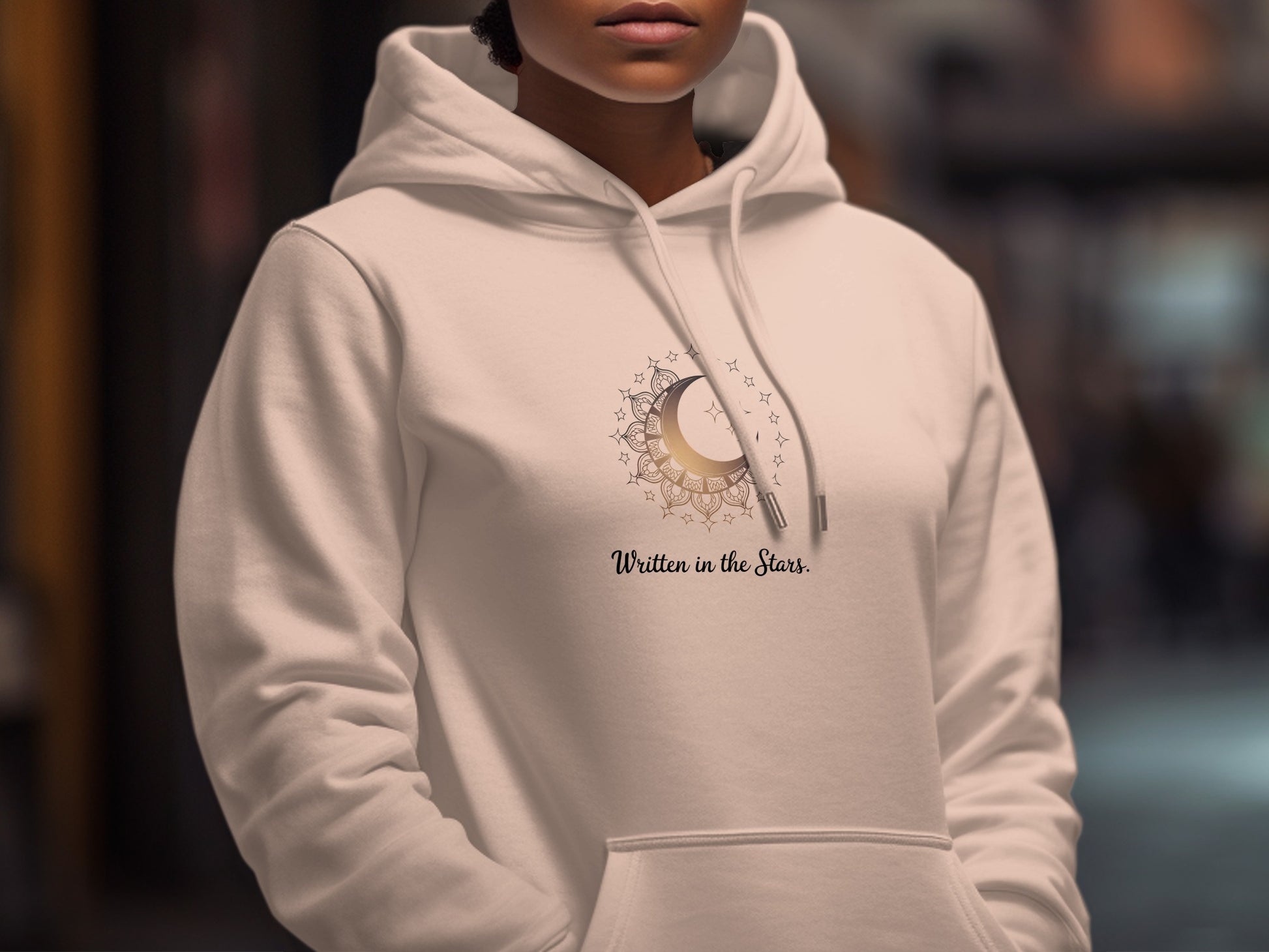 Written in the Stars with Moon Design Hoodie product