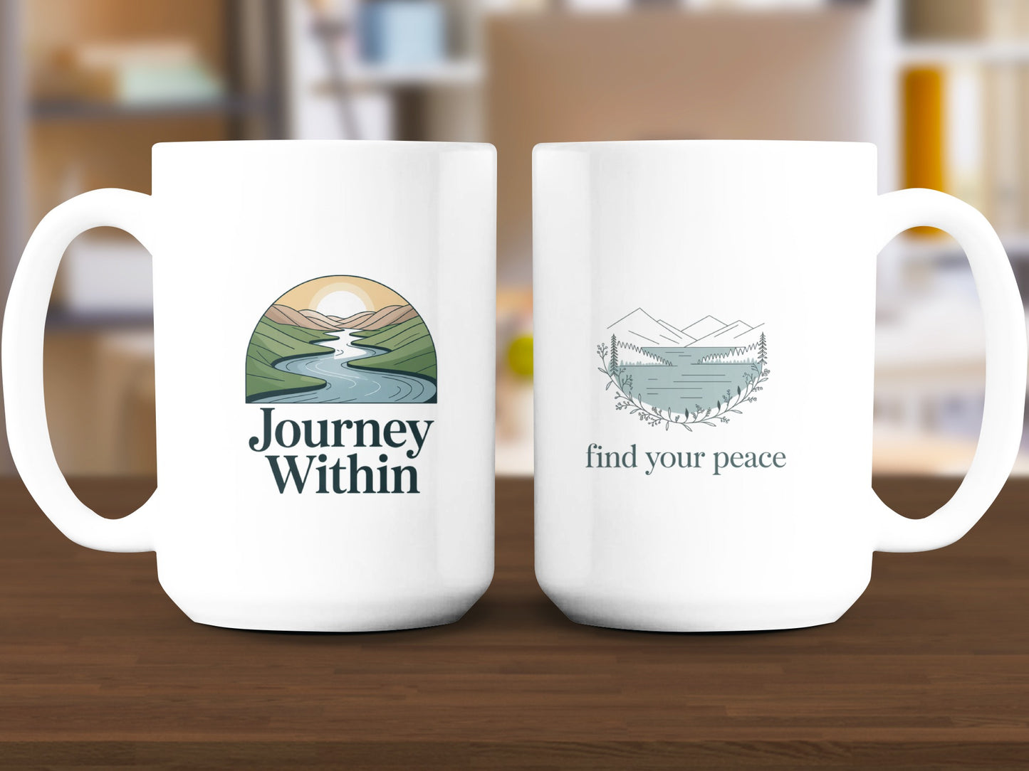 Journey Within Find Your Peace Motivational Mug product