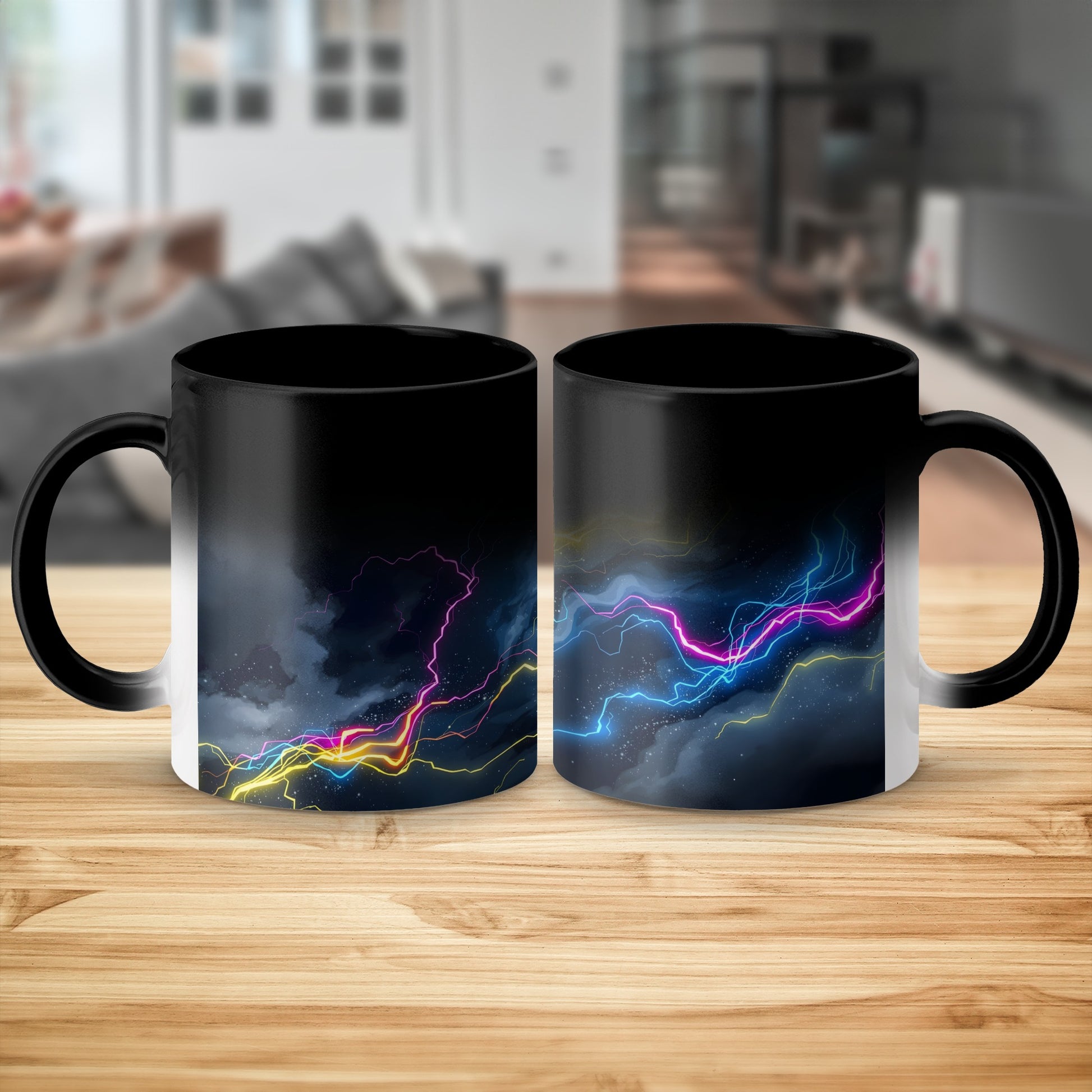 Colorful Lightning Storm Print Coffee Mug product