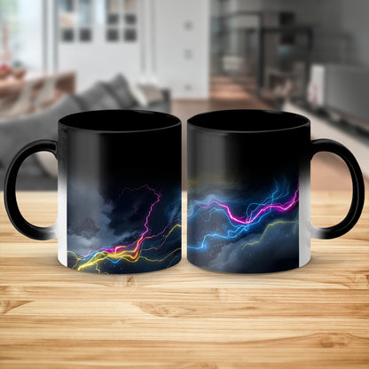 Colorful Lightning Storm Print Coffee Mug product