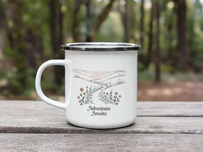Adventure Awaits Scenic Design Travel Mug product