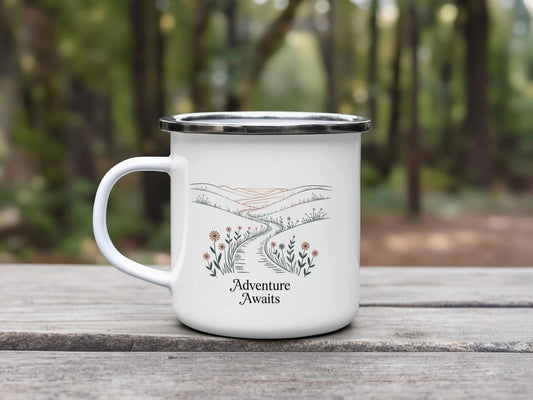 Adventure Awaits Scenic Design Travel Mug product
