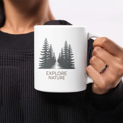 Explore Nature Forest Theme Ceramic Coffee Mug product