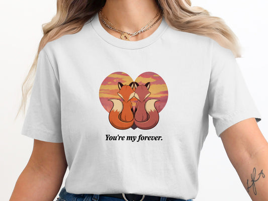 You're My Forever Foxes Graphic Tee product