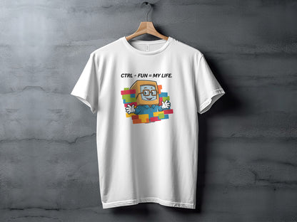 CTRL + FUN = MY LIFE Graphic Tee Shirt product