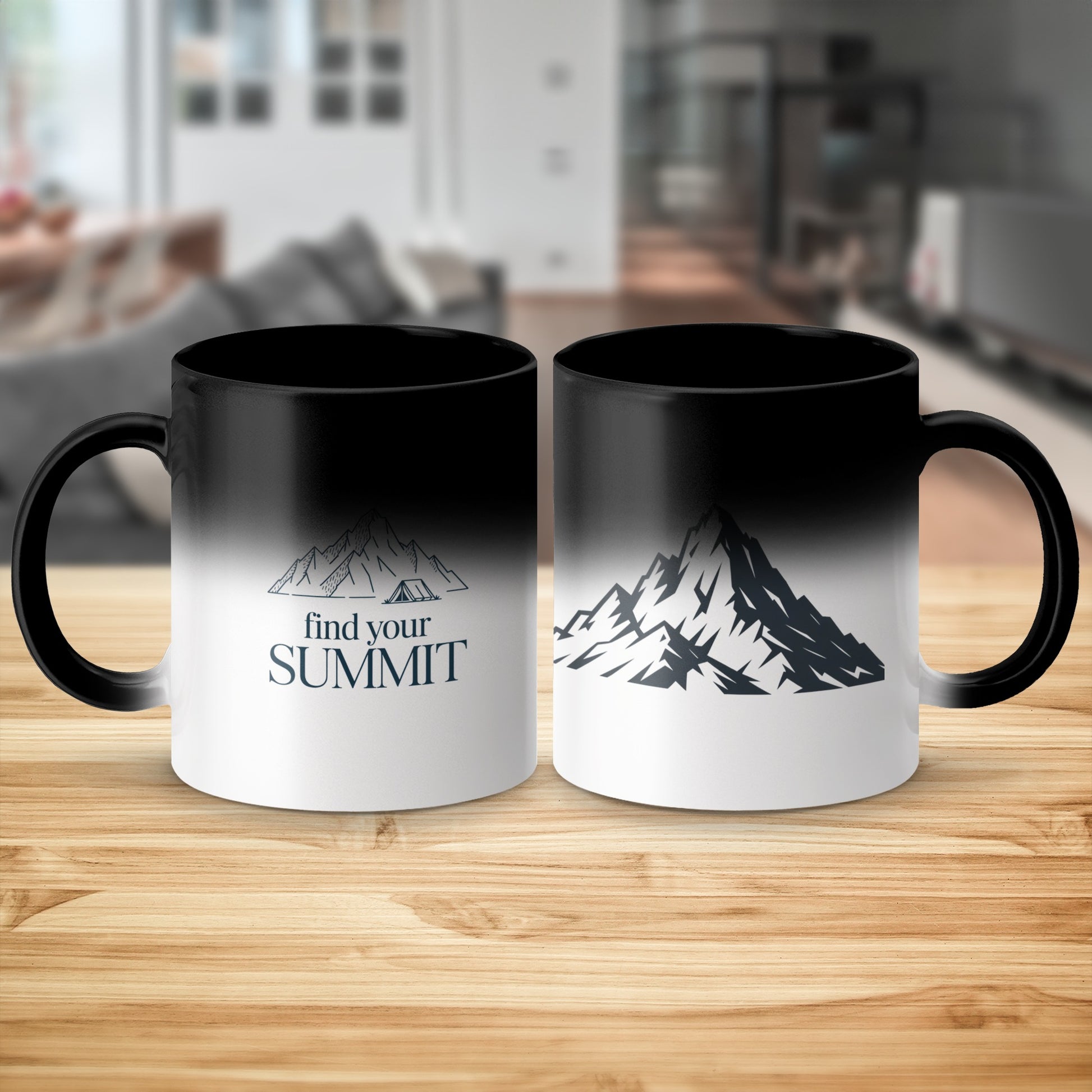 Find Your Summit Black and White Mug product