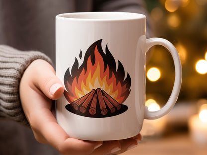 Cozy Campfire Design Coffee Mug Product