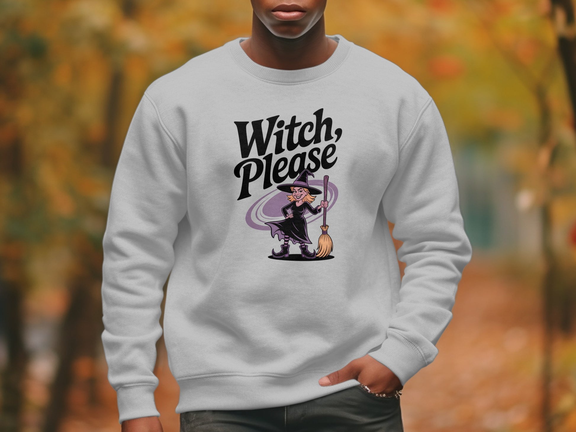 Witch Please Graphic Sweatshirt product type