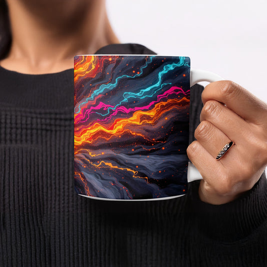 Colorful Abstract Design Ceramic Mug product type