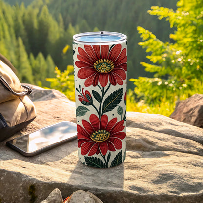Vibrant Daisy Floral Design Insulated Tumbler product