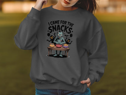 I Came For The Snacks Funny Graphic Sweatshirt product type