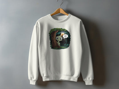Quirky Forest Creature Sweatshirt Unique Apparel product type