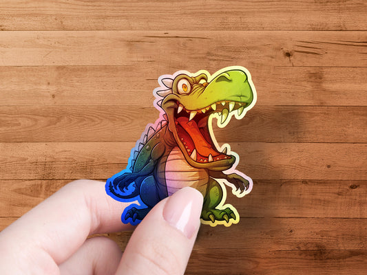 Fun Cartoon Roaring Dinosaur Kids Sticker product