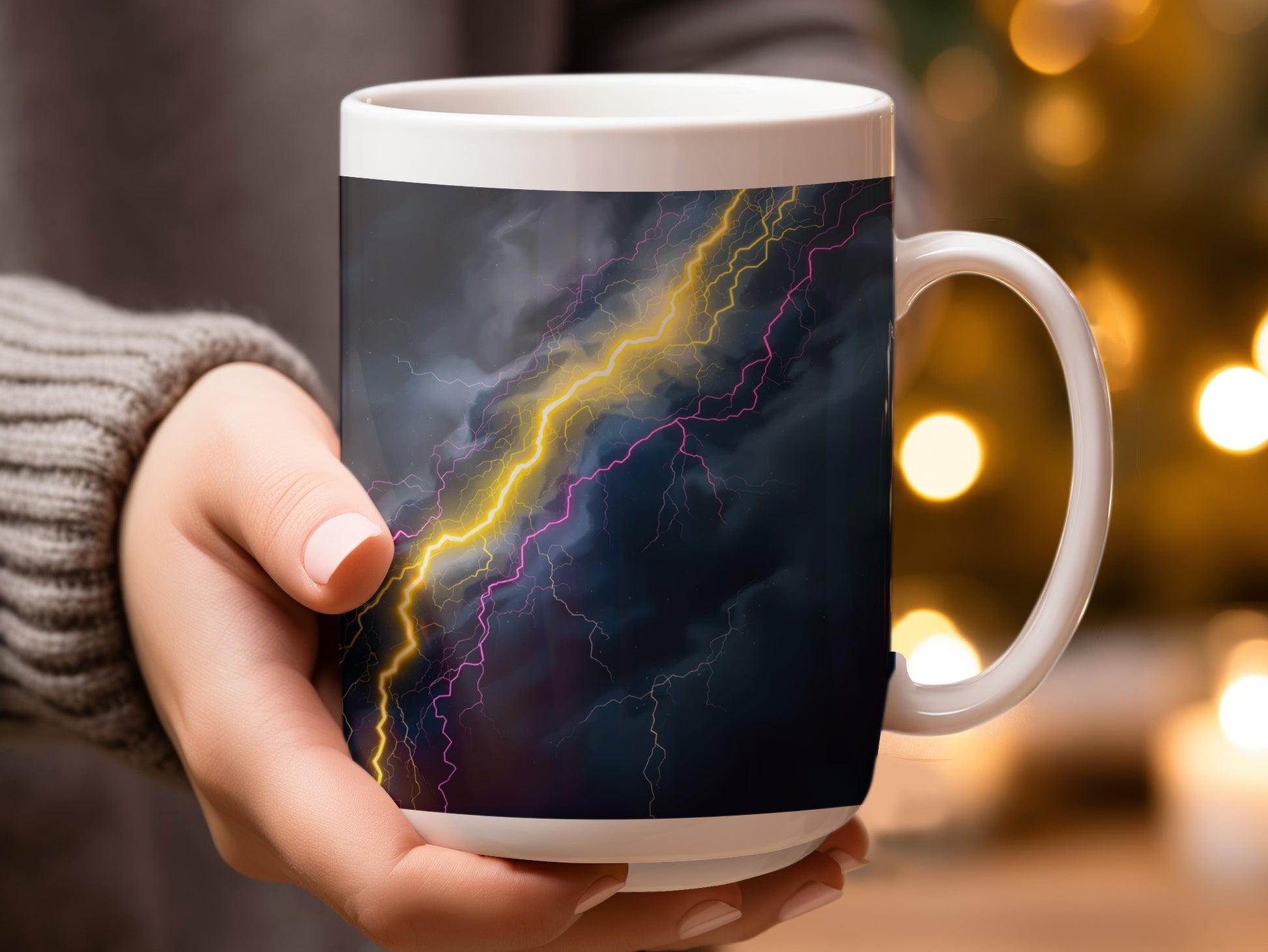 Stunning Stormy Lightning Design Mug product