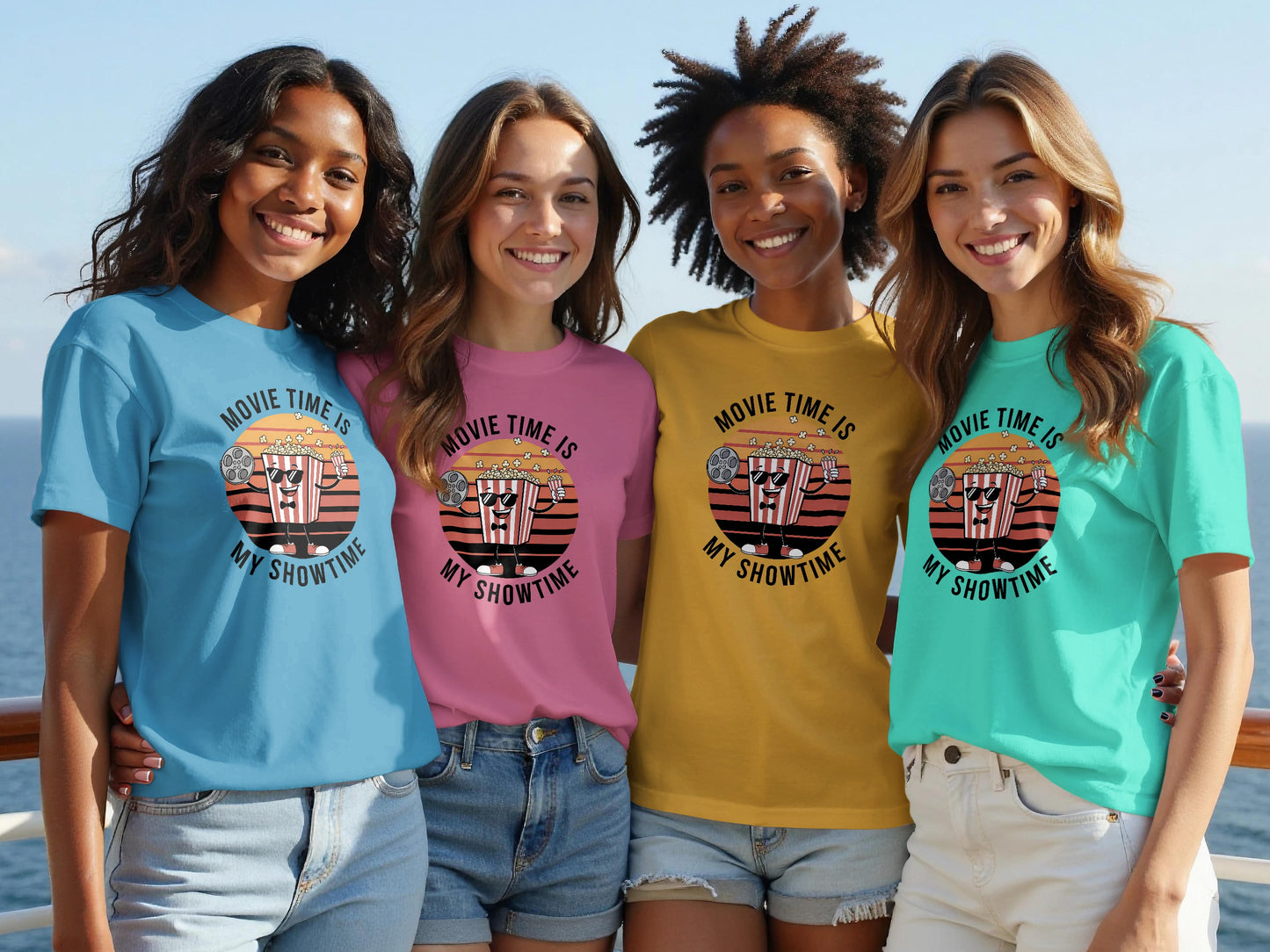 Movie Time Is My Showtime Graphic T-shirt Product