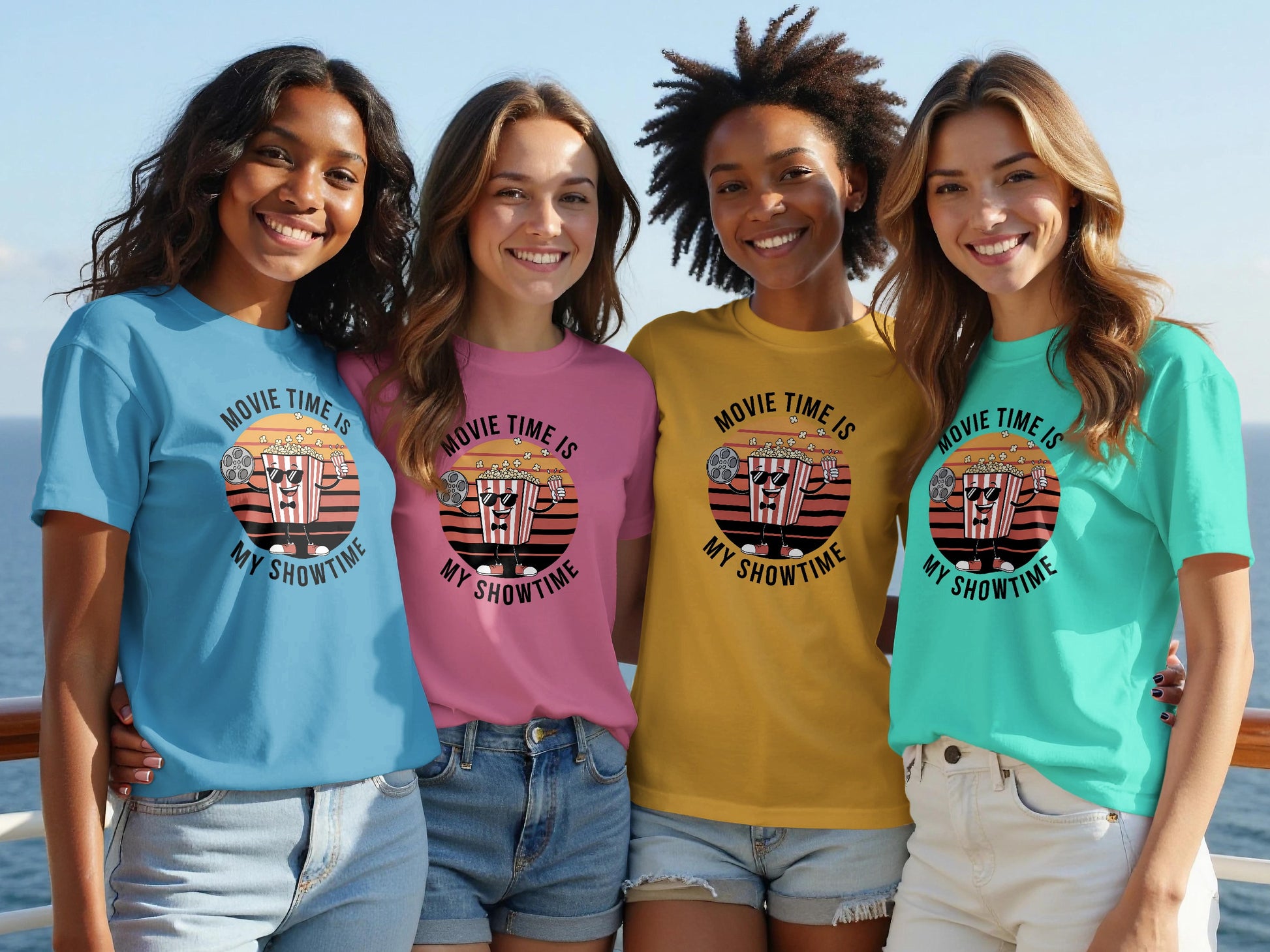 Movie Time Is My Showtime Graphic T-shirt Product