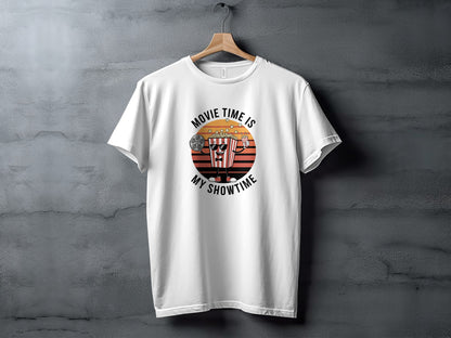 Movie Time Is My Showtime Graphic T-shirt product