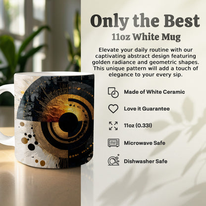 Captivating Abstract Design 11oz White Mug product type
