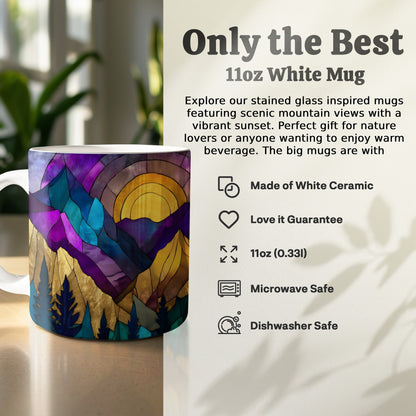 Scenic Mountain Views Mug 11oz White Mug Product Type