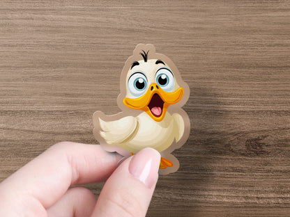 Cute Cartoon Duck Sticker for Fun and Decoration product
