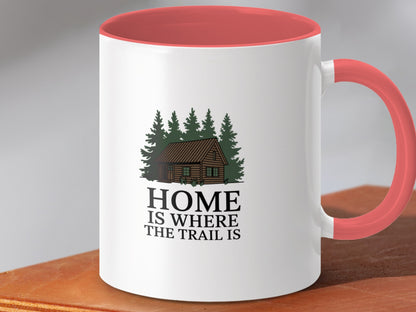 Home is Where the Trail is Printed Mug Product