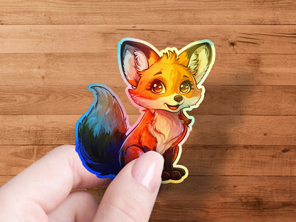 Cute Fox Sticker for Kids and Adults Decor Product