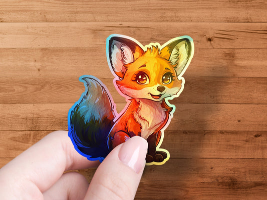 Cute Fox Sticker for Kids and Adults Decor Product