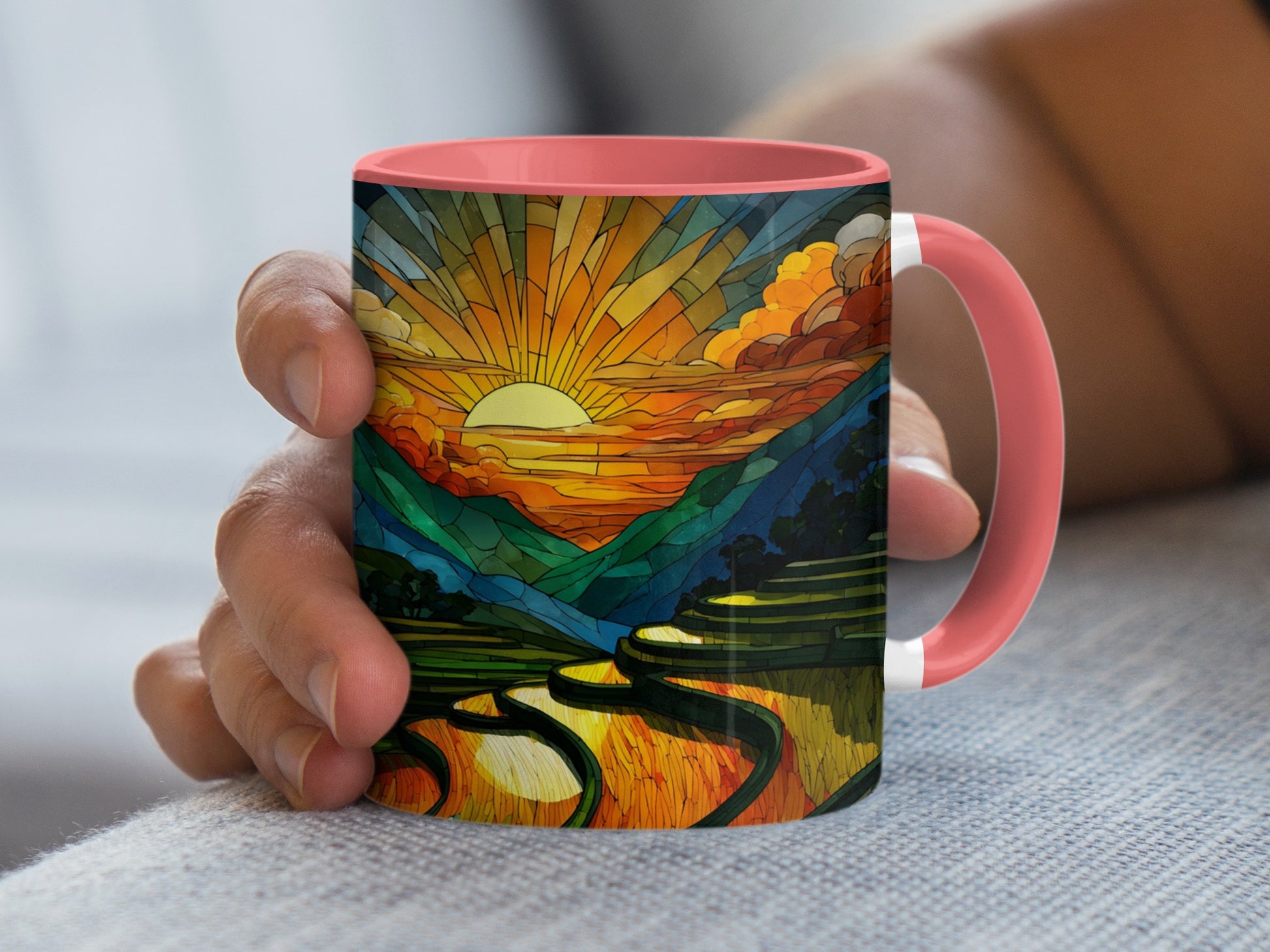Gorgeous Colorful Sunrise Scene Mug product