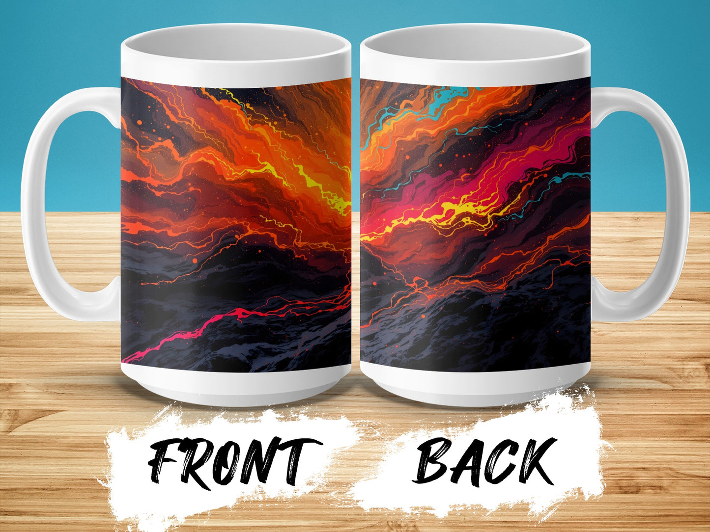 Colorful Abstract Sunset Coffee Mug product