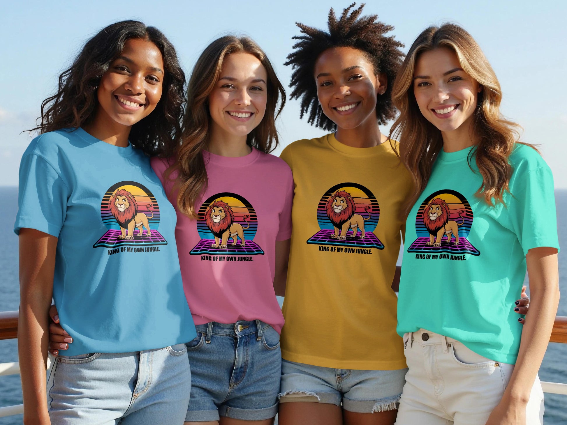 King of My Own Jungle Graphic Tee Shirt product type
