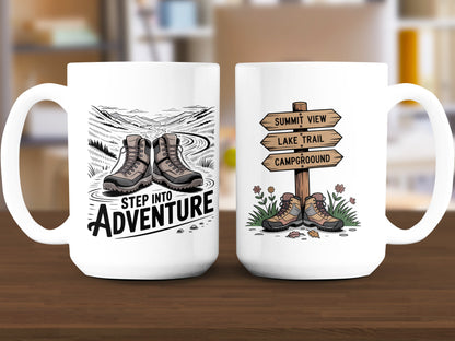 Step Into Adventure Scenic Campground Mug product