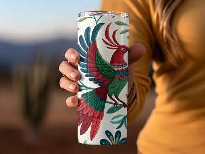 Vibrant Parrot Design Insulated Travel Mug product