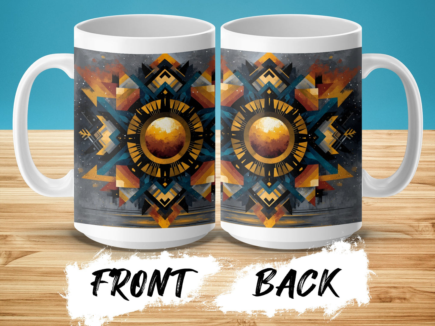 Abstract Geometric Pattern Coffee Mug product type