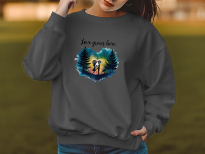 Love Grows Here Graphic Sweatshirt product