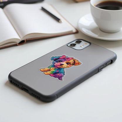 Colorful Dog Illustration Phone Case product