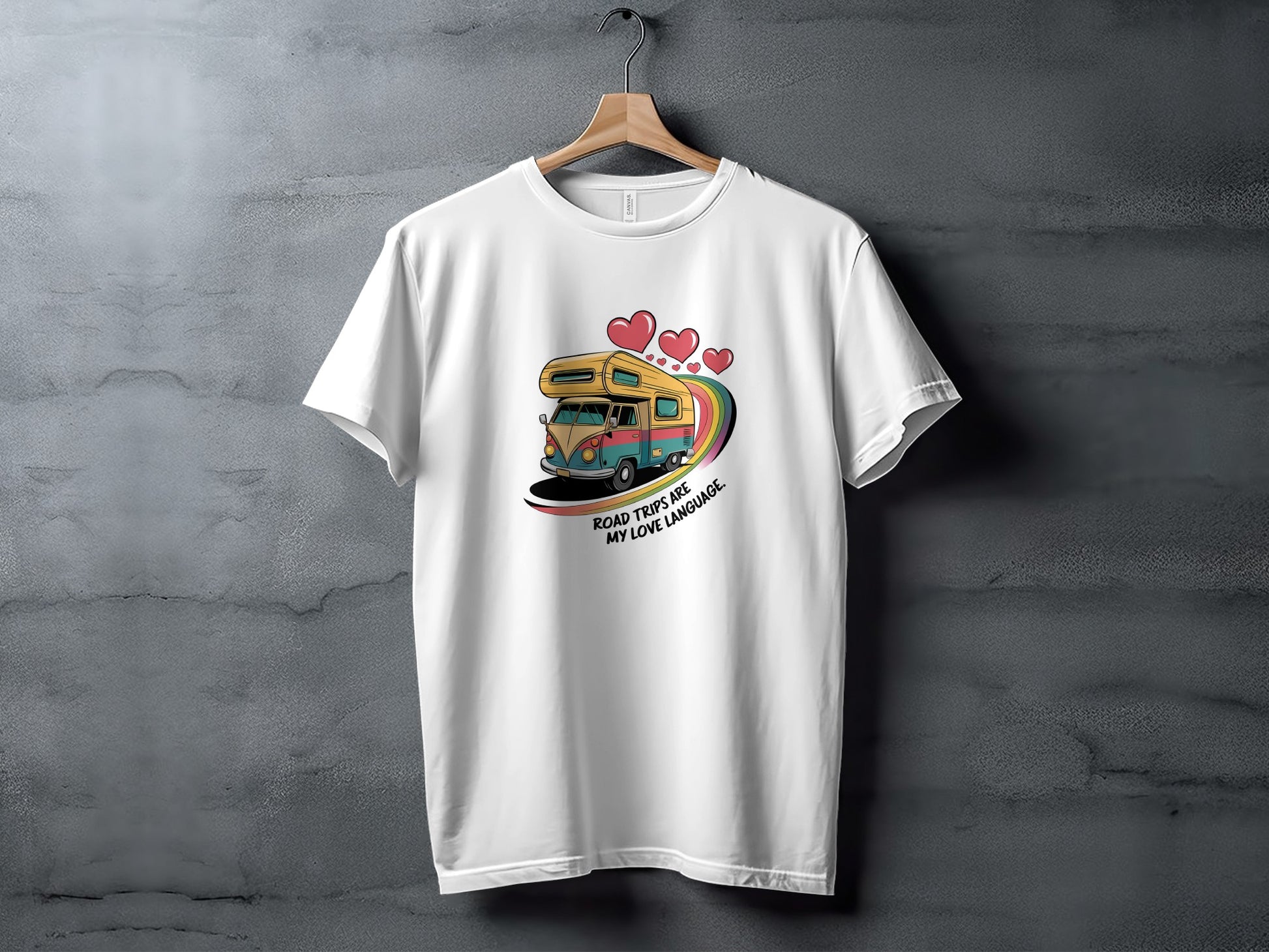 Road Trips Are My Love Language Printed T-Shirt Product