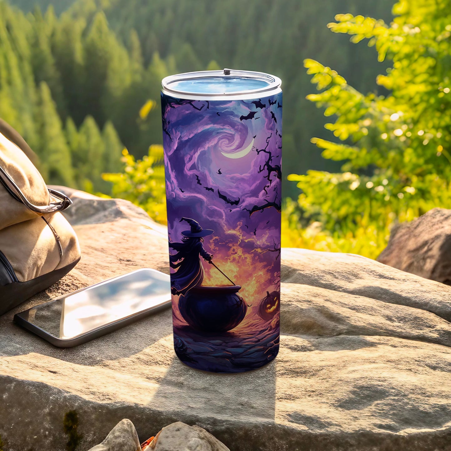Enchanting Witch Themed Travel Tumbler product