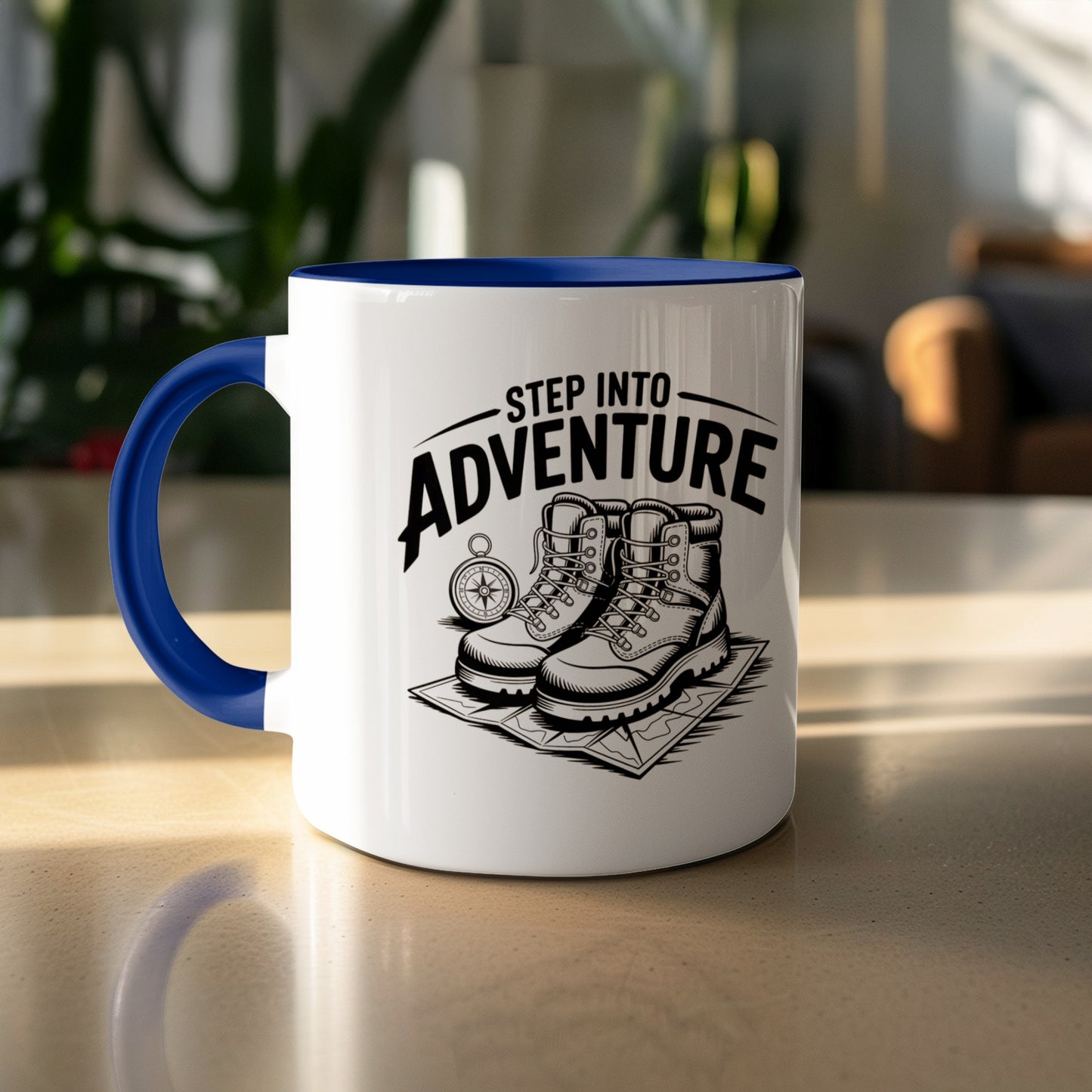 Step Into Adventure Graphic Mug product type