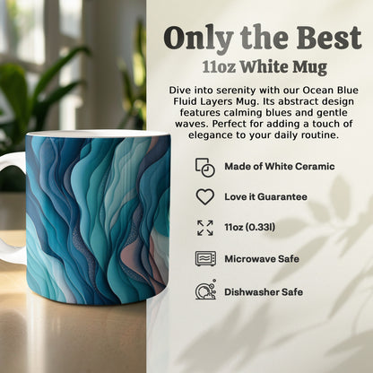 Dive into Serenity Only the Best 11oz White Mug product