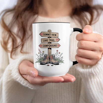 Summit View Lake Trail Campground Mug product type