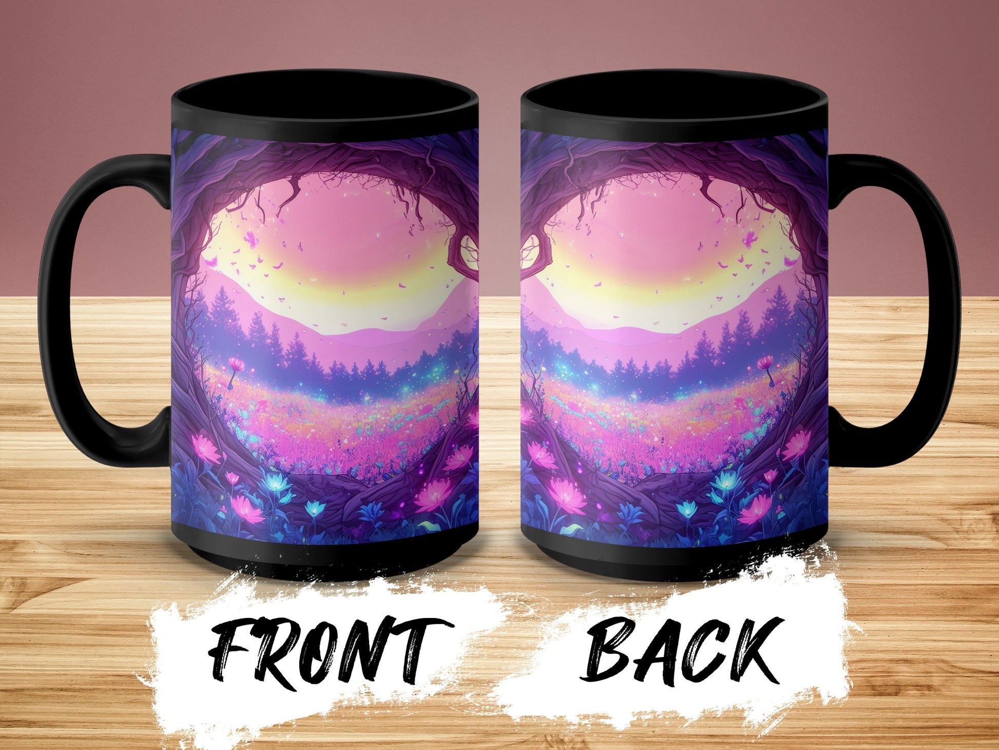 Enchanting Forest Landscape Art Coffee Mug product