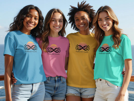 Forever Yours Love Graphic Tee shirt product