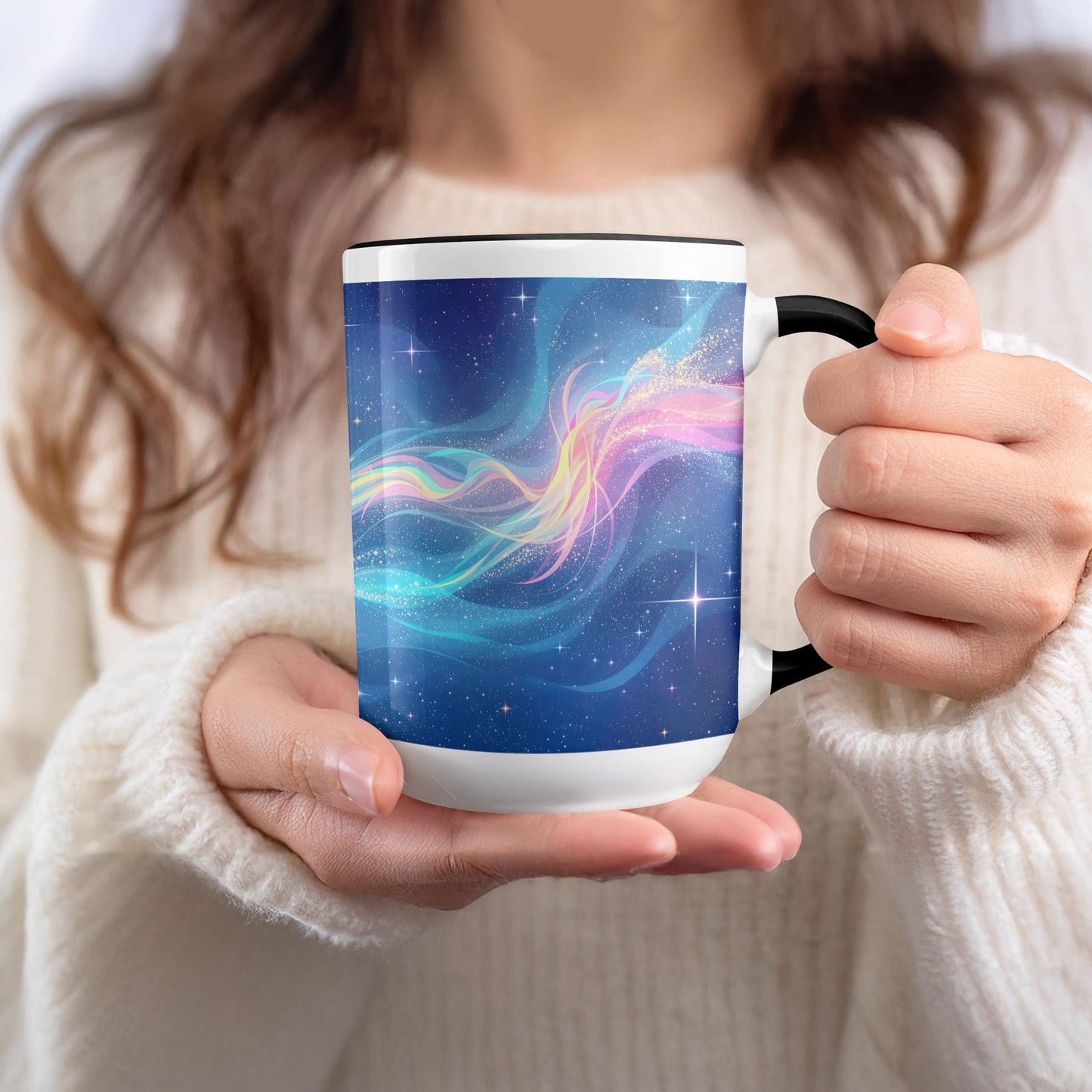 Colorful Cosmic Illustration Coffee Mug product