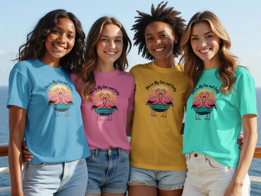 You're My One and Only Flamingo Design T-shirt product
