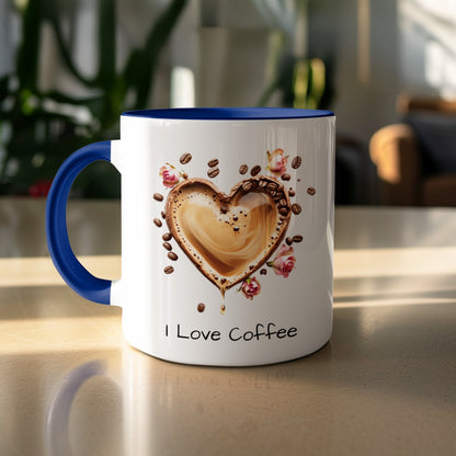 I Love Coffee Heart Design Mug Perfect Gift product