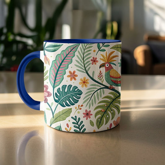 Colorful Tropical Design Coffee Mug product type