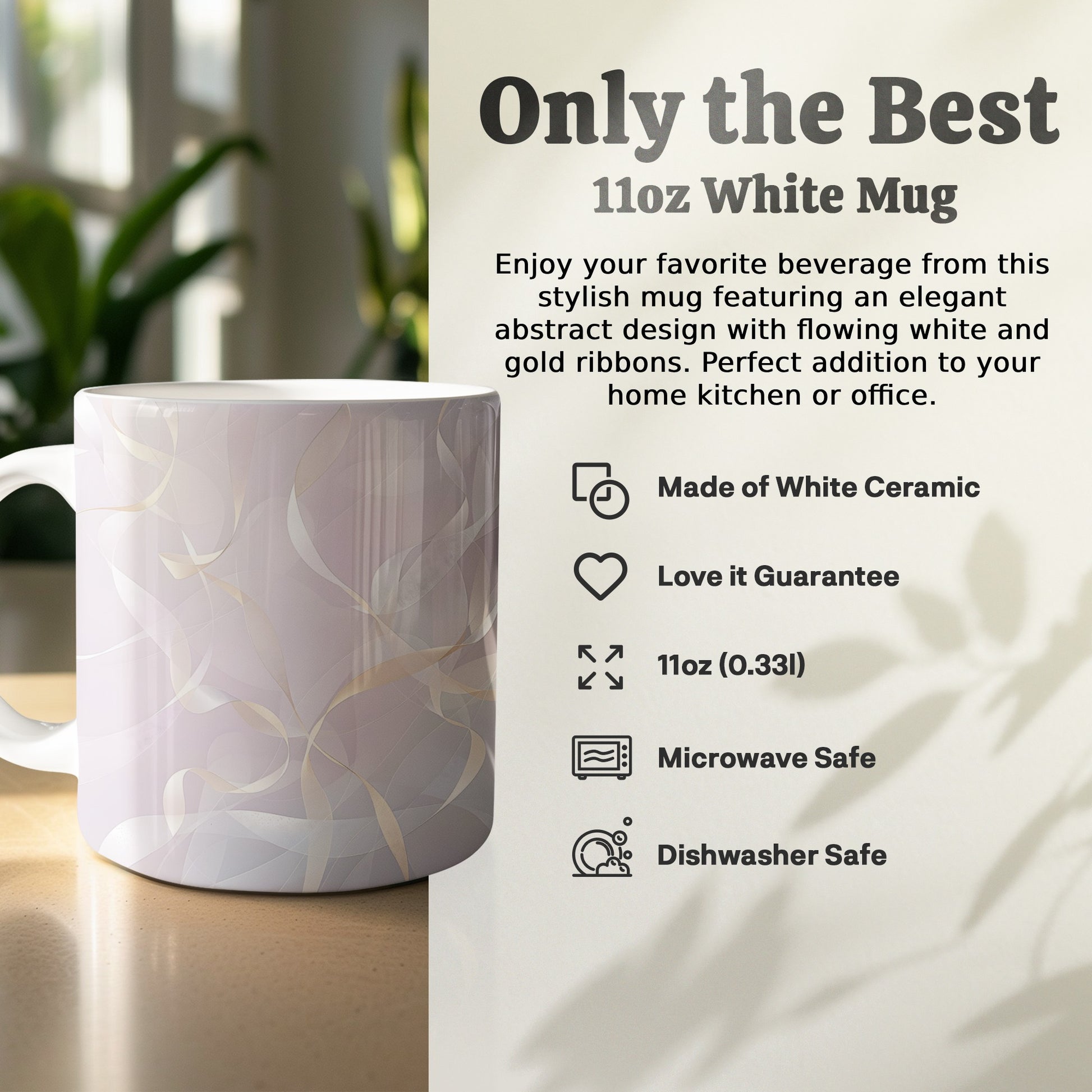 Only the Best 11oz White Mug Promotional Item Product